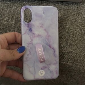 Loopy Case Purple Swirl iPhone X/XS.  Case